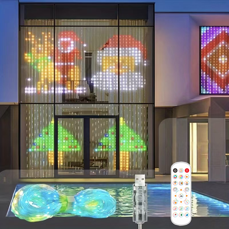 Decor Lighting Address - Luces navideñas con Bluetooth, Control por