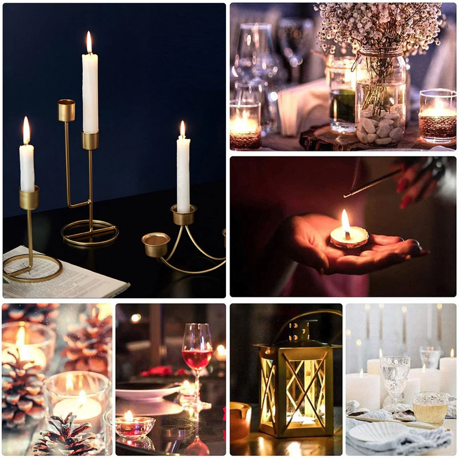 Home Decor Lighting Brands - Accesorios candelabro de Metal inserto decorativo