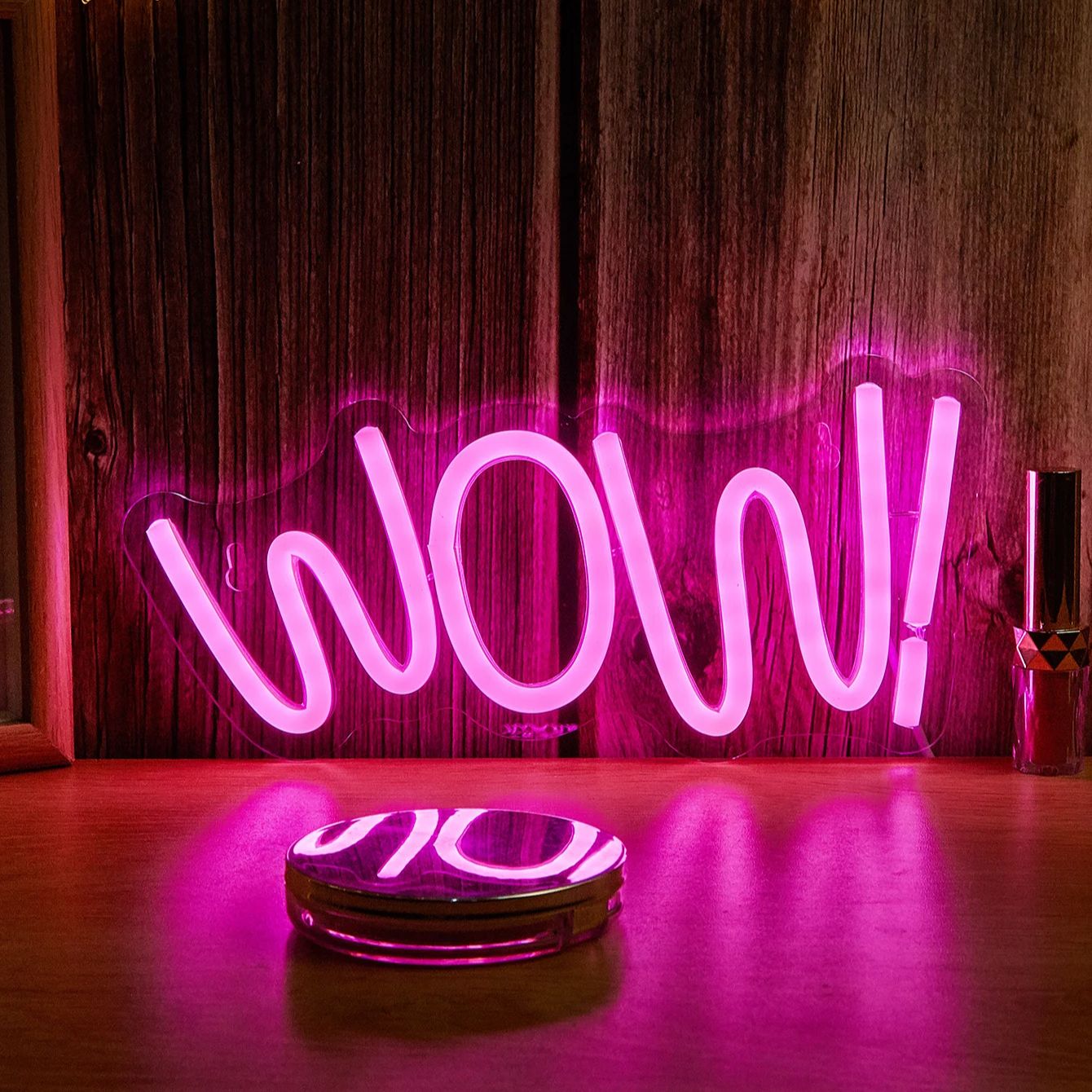 Lighting Decor Wow - Chi-buy LED neón WOW letreros de