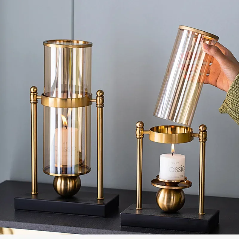 Lighting Home Decor Items - Figuras en miniatura de metal y