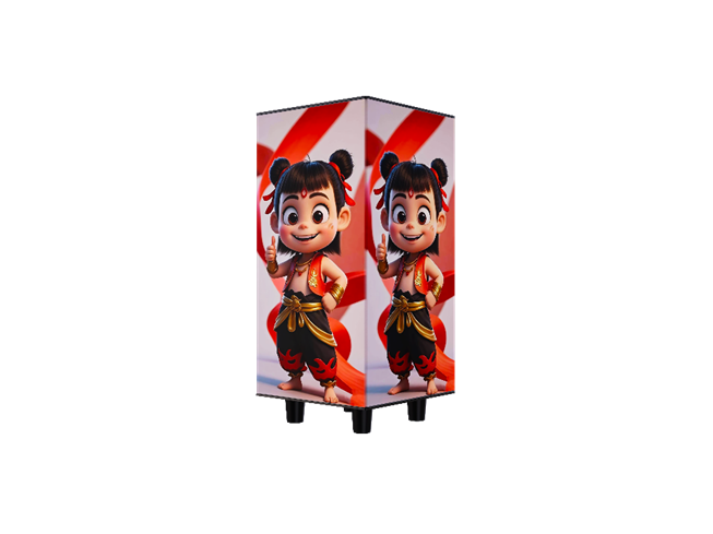 Lighting Decoration Stand - Signgic-Mini columna de 4 caras, caja