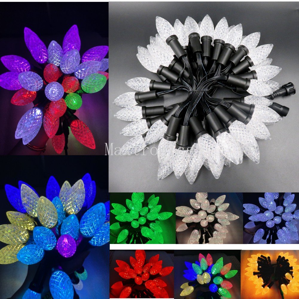 Decor Lighting Address - Nuevo 50leds/cadena C9 DC12V WS2811 RGB