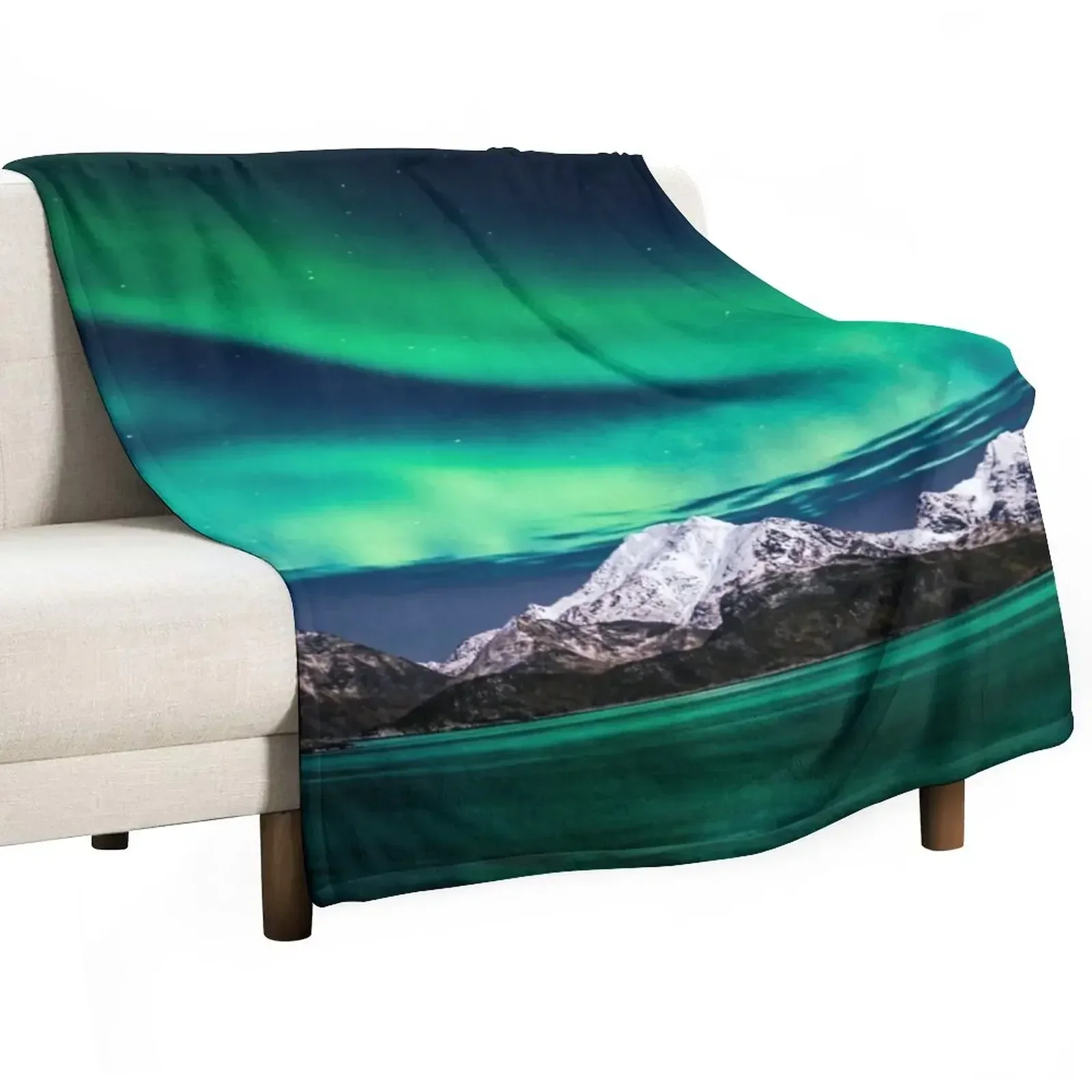 Home Decor Lighting Brands - Manta decorativa con estampado de auroras