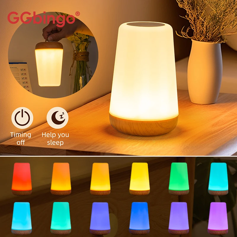 Lighting Table Decor - Lámpara Nocturna LED con Control Táctil