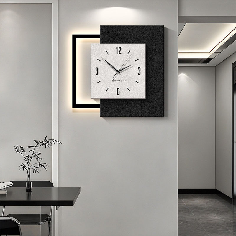 Lighting Home Decor Items - Elegante Reloj de Pared con Luz