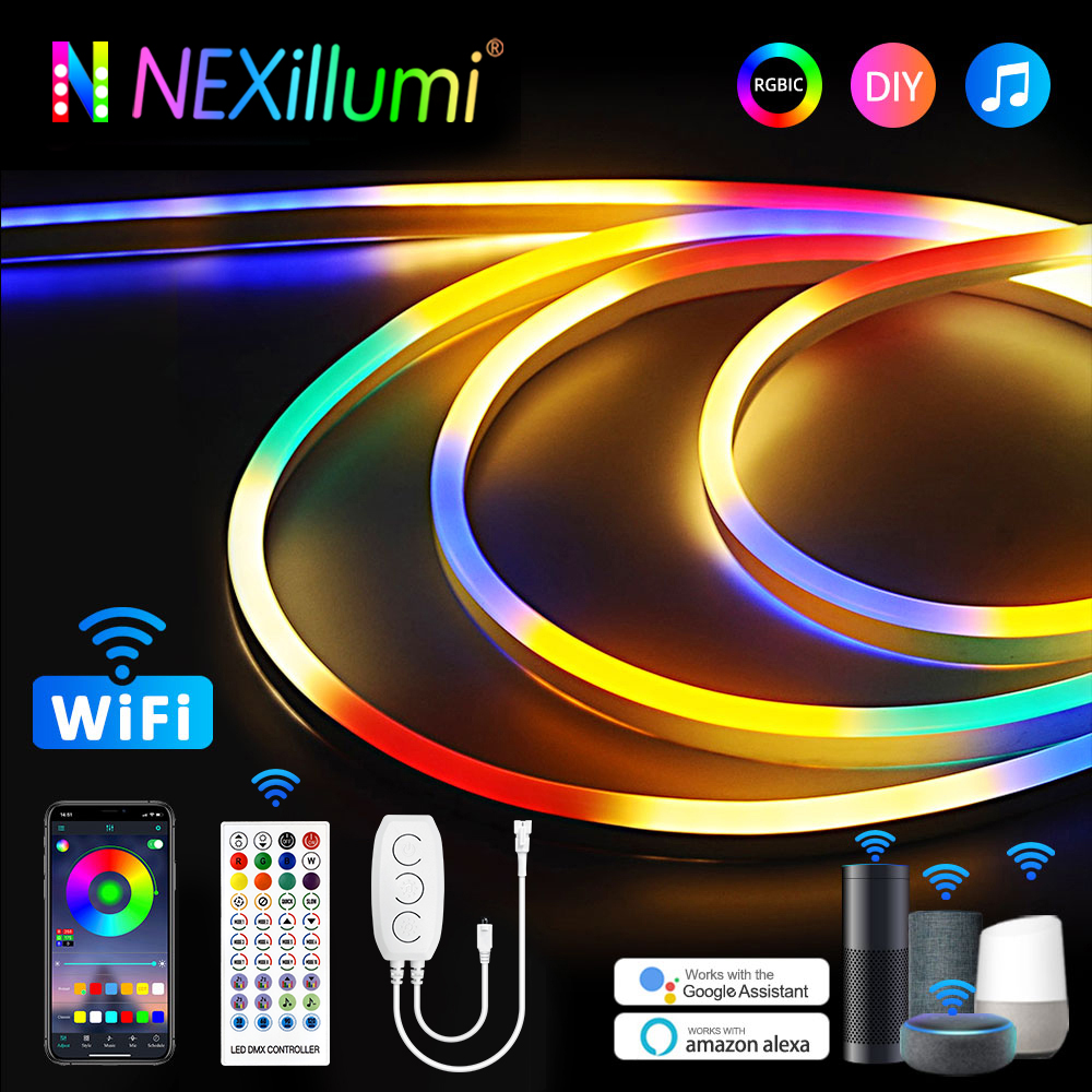Decor Lighting Address - TUYA WiFi neón RGBIC luces LED