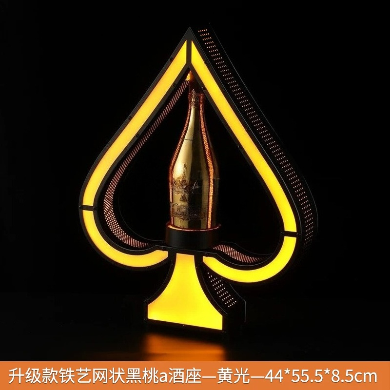 Lighting Decoration Stand - Exhibidor de Botellas de Vino con
