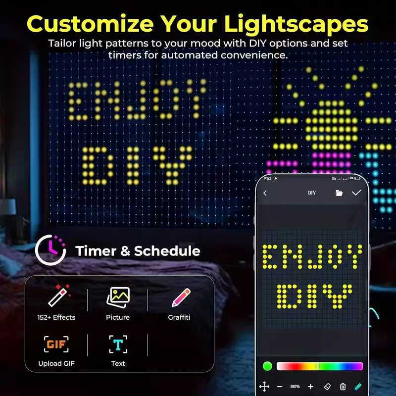 Luces navideñas con Bluetooth, - Decor Lighting Address reseña y precio