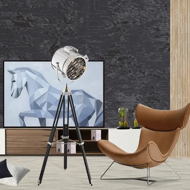 Lámpara de pie de acero inoxid - Floor Lamp Tripod reseña y precio