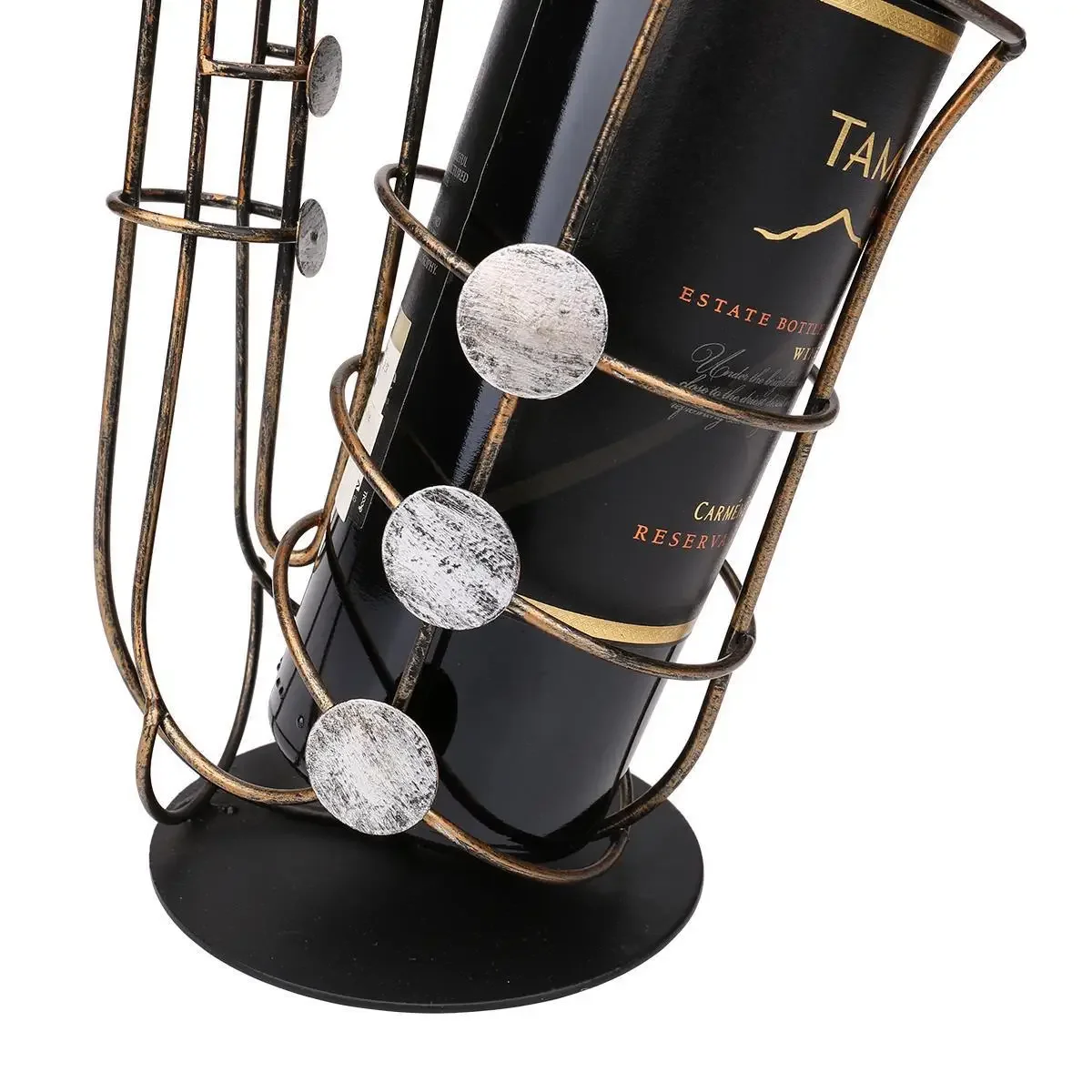 Estante de vino de hierro forj - Lighting Decoration Stand reseña y precio