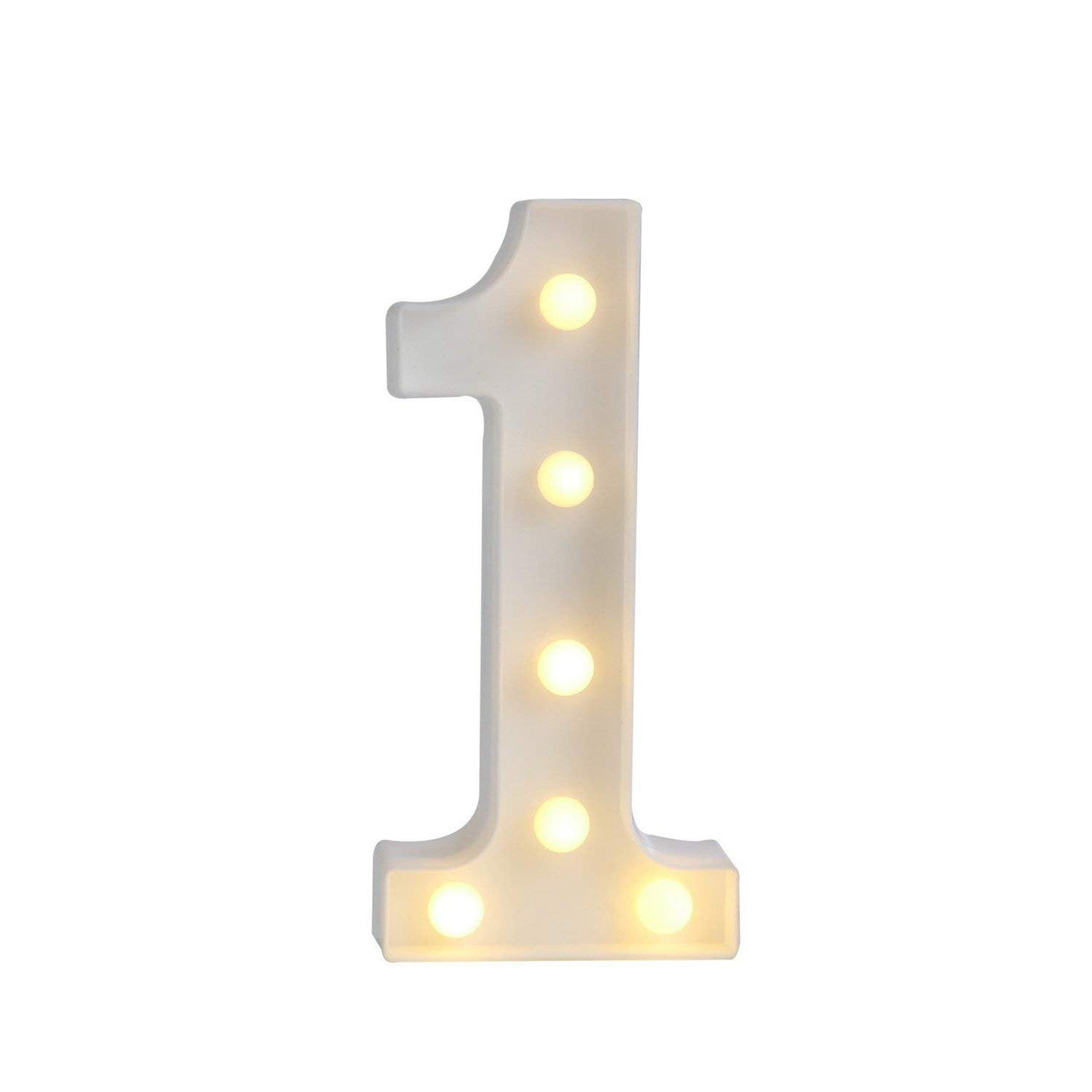 Letra iluminada con números de - Lighting Decoration Stand reseña y precio
