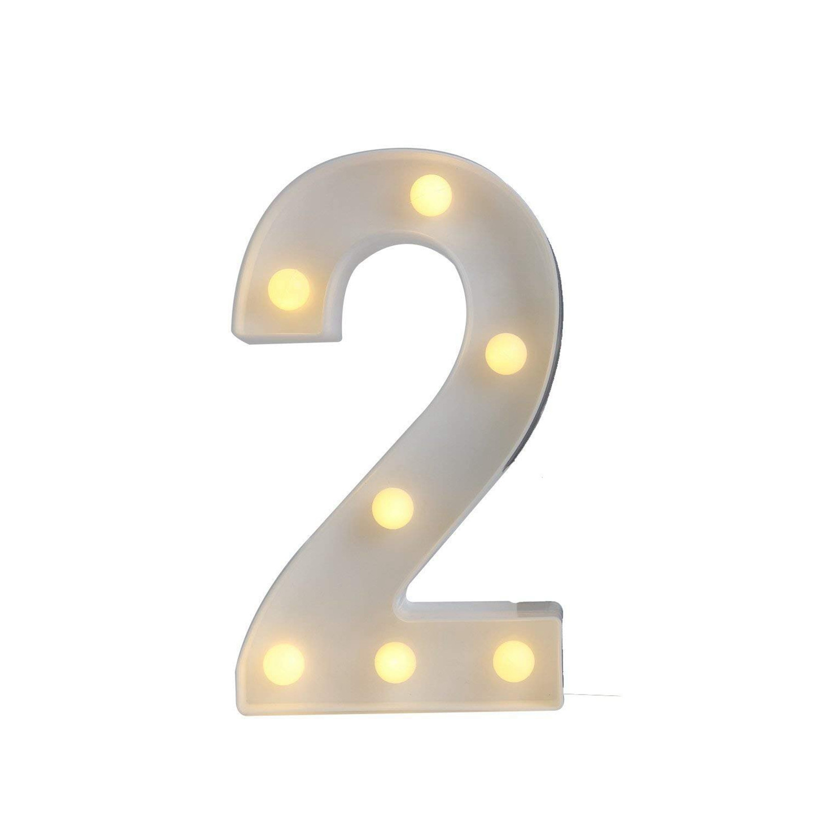 Letra iluminada con números de - Lighting Decoration Stand reseña y precio