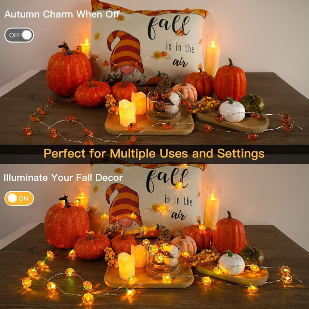 Guirnalda de Luces de Calabaza - Home Decor Lighting Tricks reseña y precio