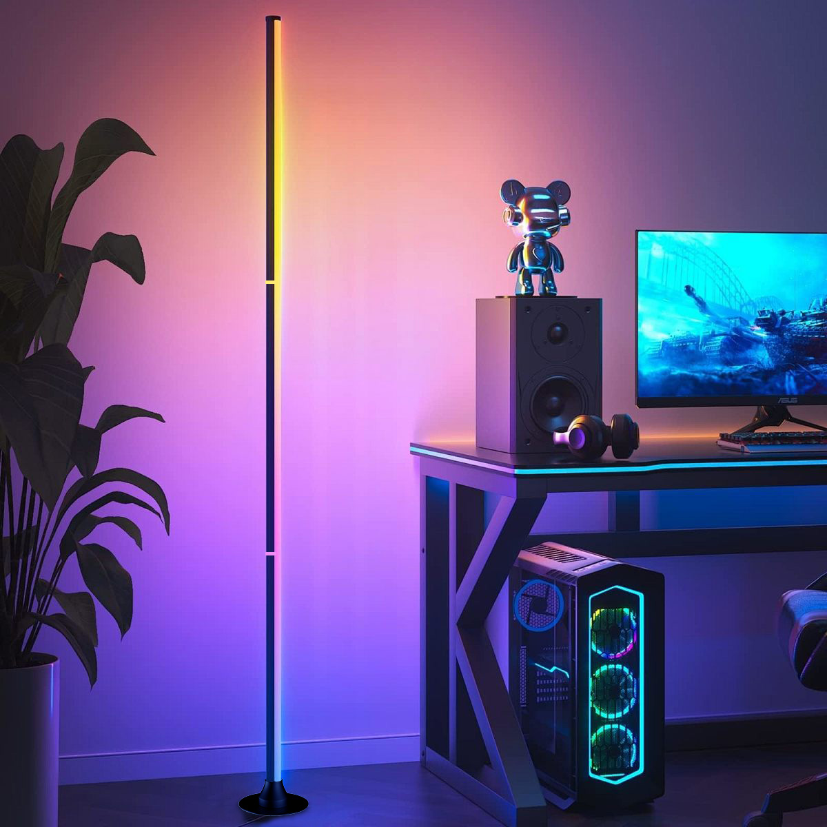 EISSLOLY 1/2PCS Lámpara de pie - Floor Lamp Tripod reseña y precio