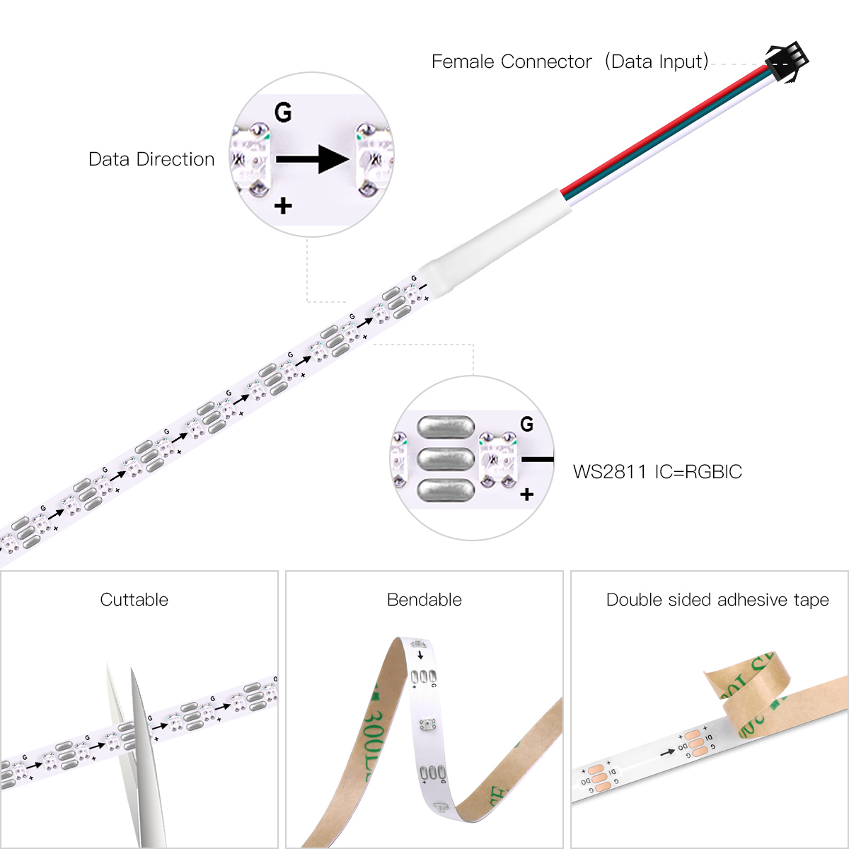 Tira de luces LED inteligente  - Decor Lighting Address reseña y precio