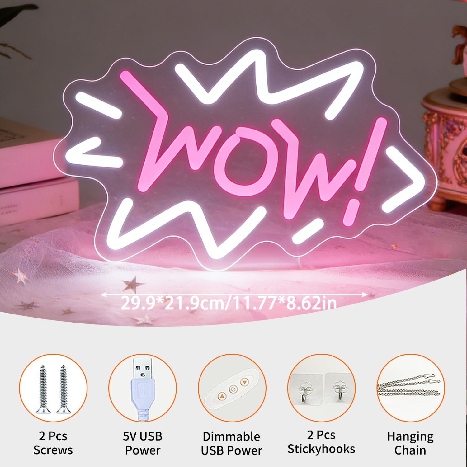 Letrero Luminoso LED de Neón,  - Lighting Decor Wow reseña y precio