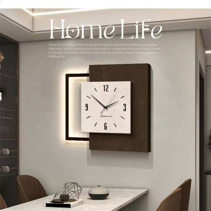 Elegante Reloj de Pared con Lu - Lighting Home Decor Items reseña y precio