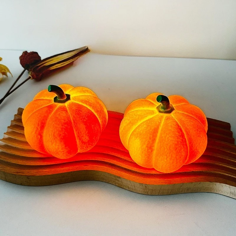 Luz LED nocturna de calabaza p - Home Decor Lighting Tricks reseña y precio