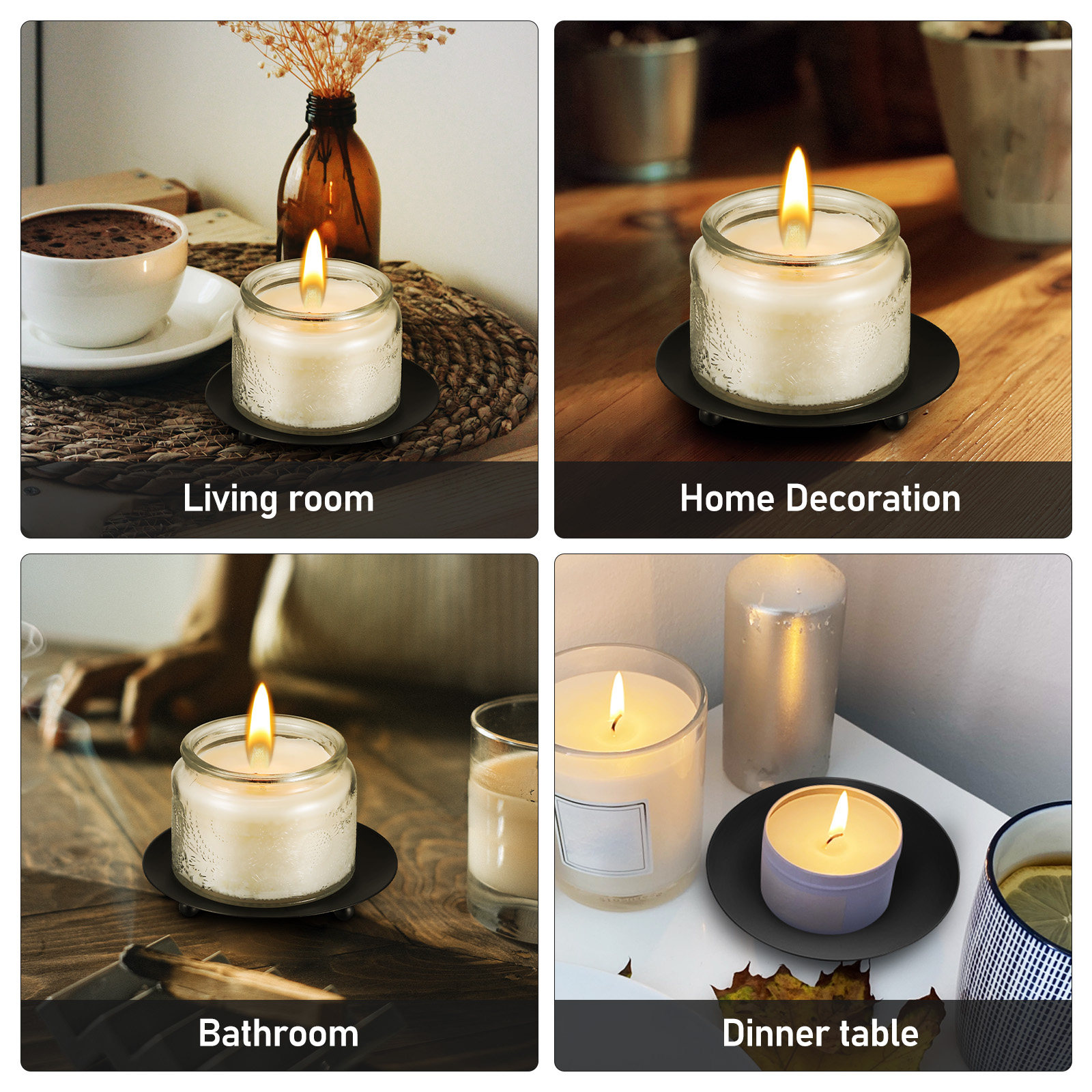 4 Soportes de Hierro Minimalis - Lighting Decoration Stand reseña y precio