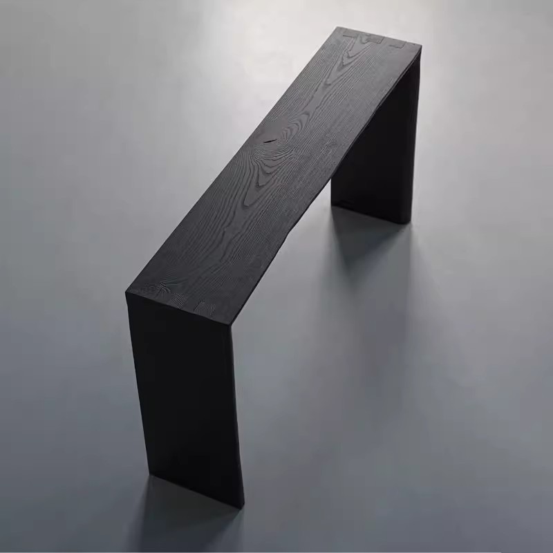 Mesa larga de madera maciza pa - Lighting Home Decor Items reseña y precio