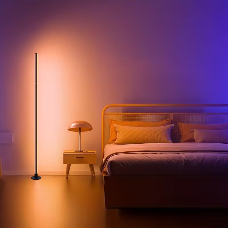 Lámpara de Pie de Esquina LED  - Floor Lamp Tripod reseña y precio