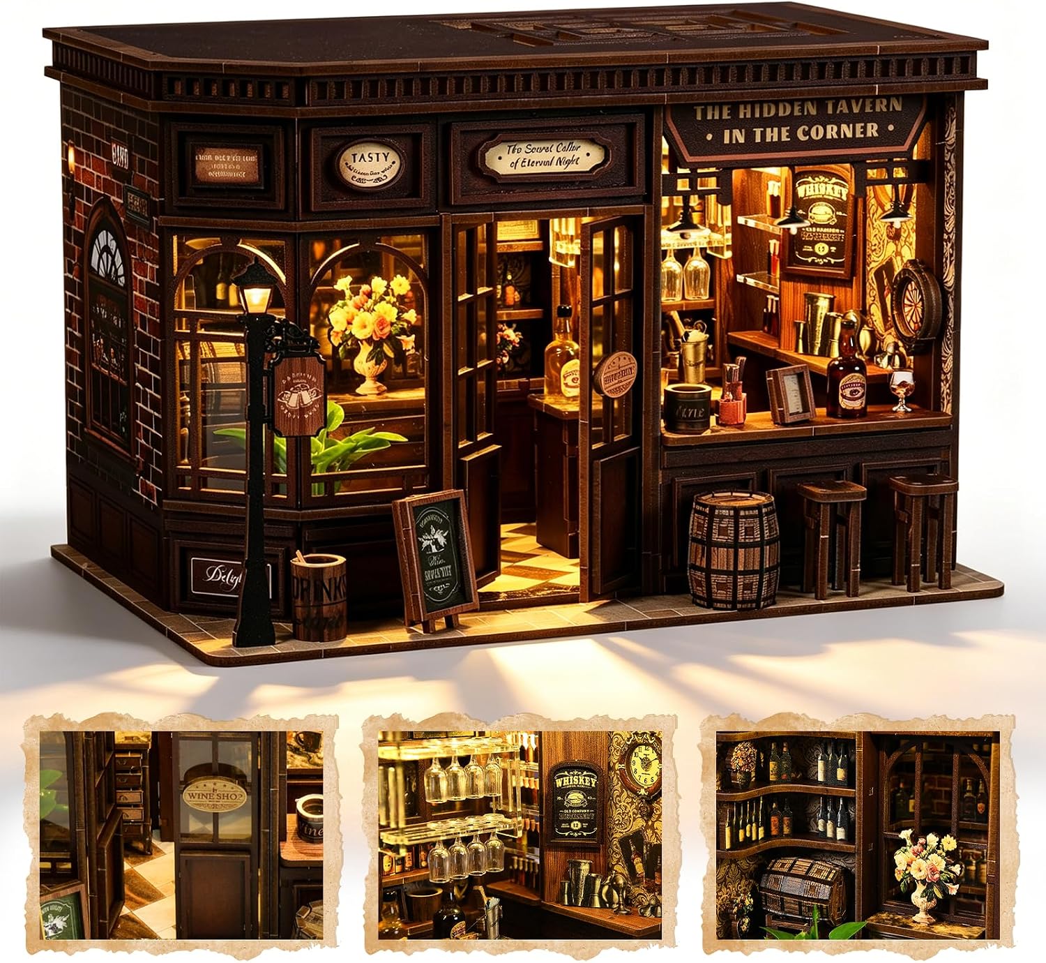 Kit de Casa en Miniatura para  - Lighting Home Decor Products reseña y precio